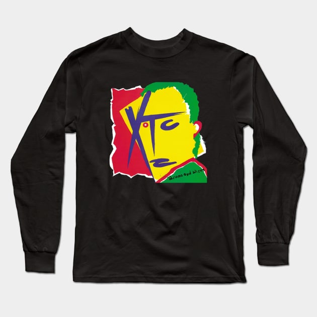 Xtc Drums And Wires Long Sleeve T-Shirt by Juliano